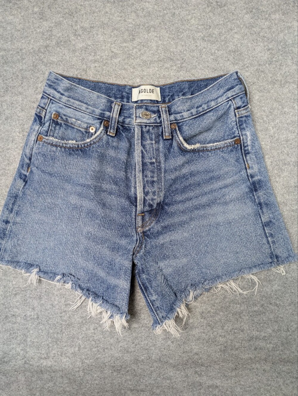 AGOLDE Parker Long Vintage Loose Short Size 24 Skywave